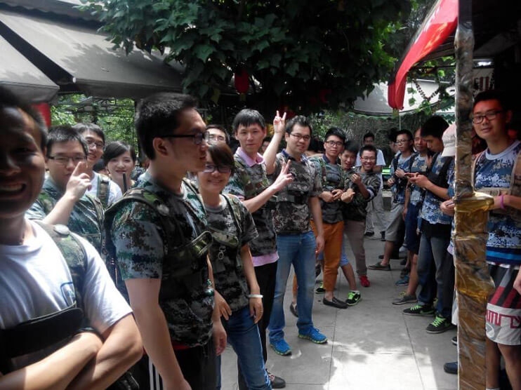 成都網站建設團隊活動現場